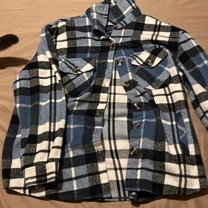 womens oversized flannel